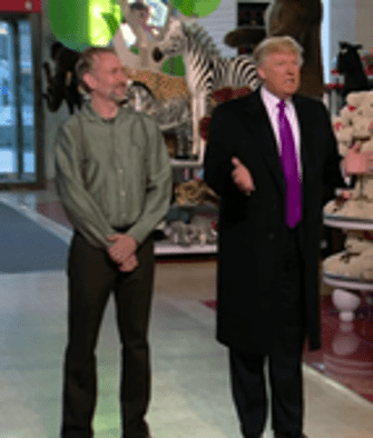 Brian Henson and Donald Trump